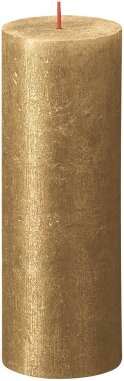 Gold Bolsius Rustic Shimmer Metallic Candle - Elegant Home Decor Accent