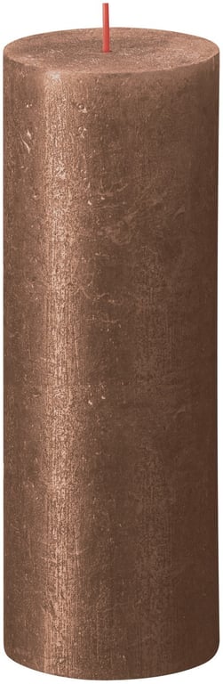 Copper Bolsius Rustic Shimmer Metallic Candle - Elegant Home Decor Candle for Ambiance