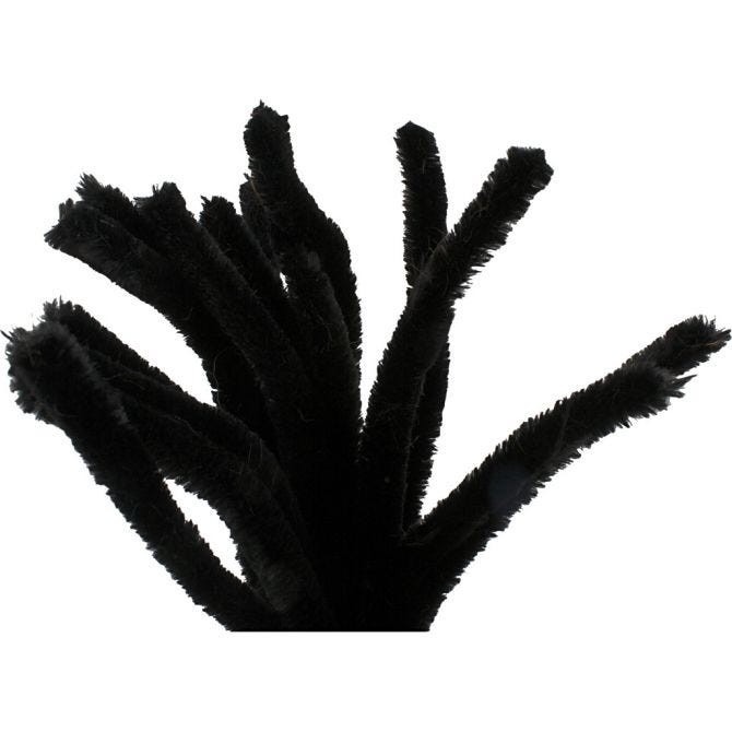Black Pipe Cleaners - Household Organizing Aids & DIY Project Materials