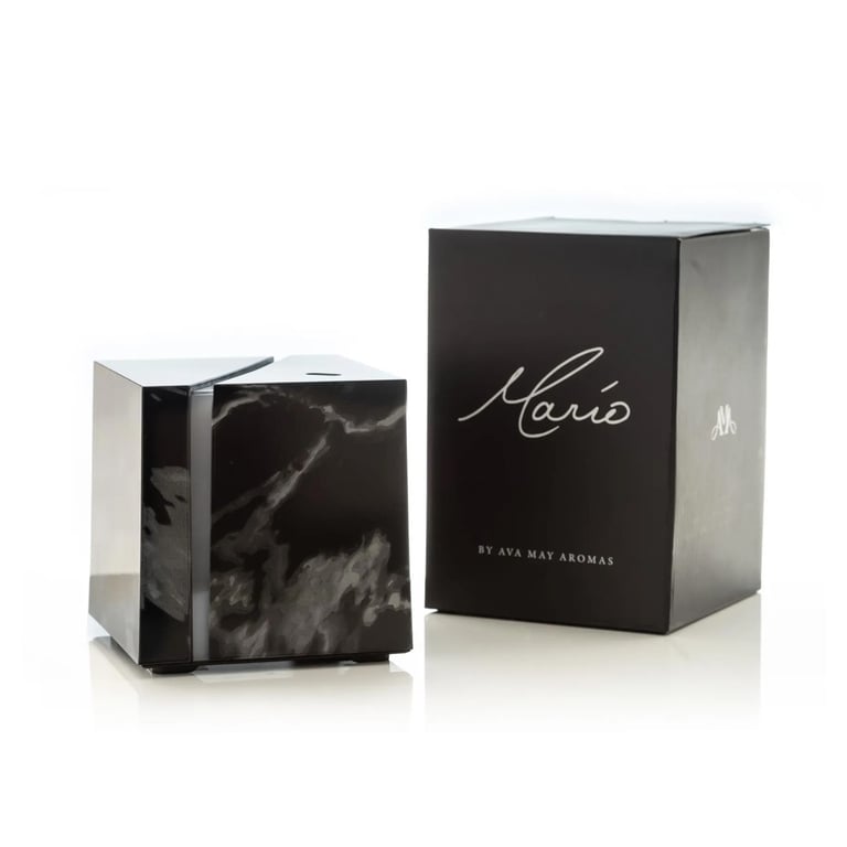 Ava May Marble Aroma Diffuser - Essential Oil Home Fragrance Decorator in Black