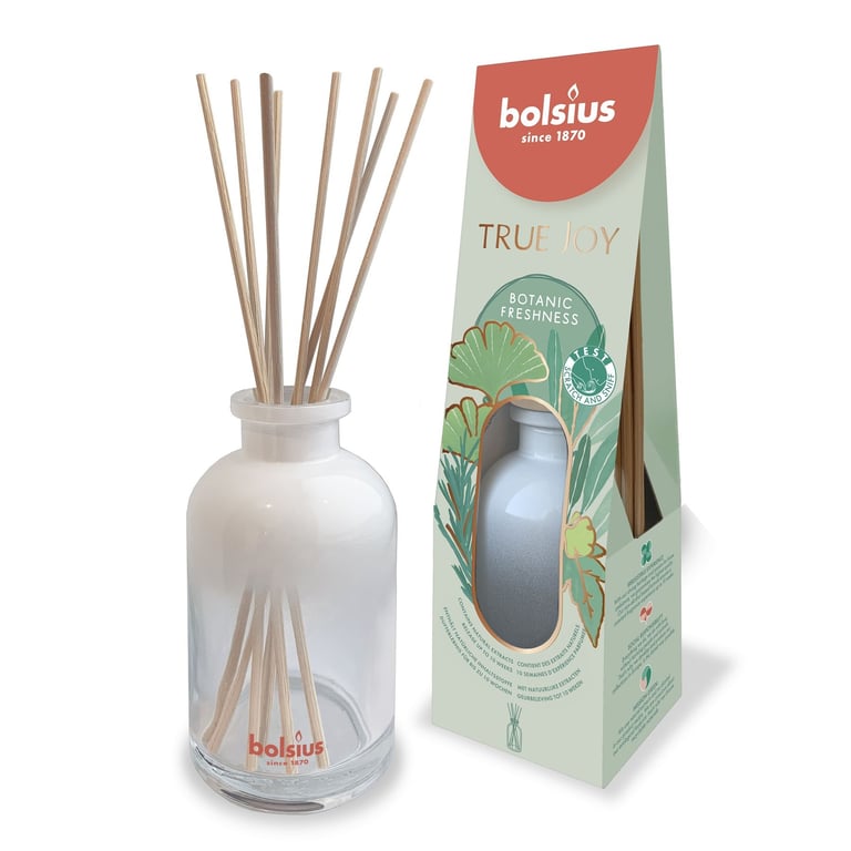 Botanic Freshness True Joy Reed Diffuser - Essential Oil Diffuser for Natural Scents and Home Fragrance