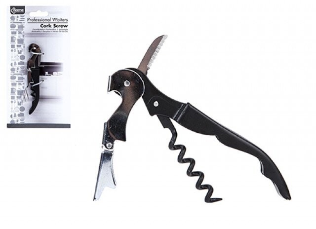 Professional Waiters High-Quality Corkscrew Wine Opener and Bottle Opener Tool