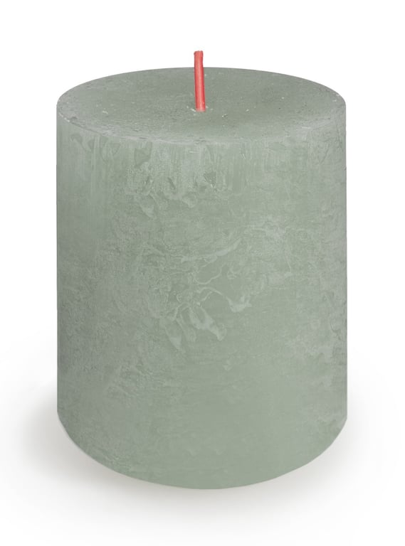 Jade Green Bolsius Rustic Shine Soy Wax Candle - Natural Home Fragrance