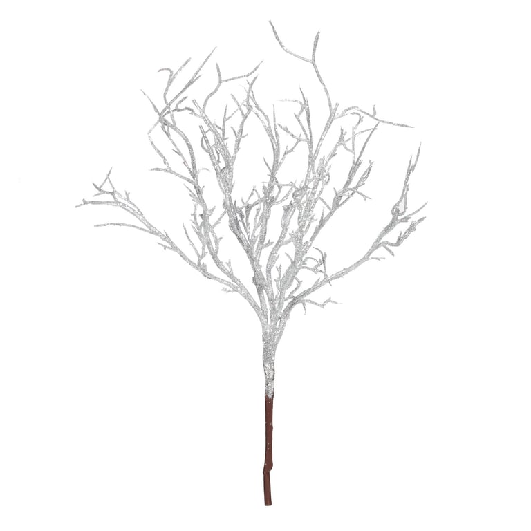 Silver Coral Pick - Natural Ocean Themed Home Decor Accessory