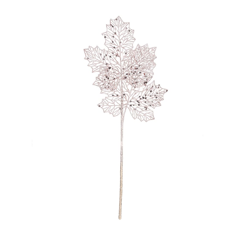Rose Gold Maple Leaf Spray - Elegant Home Decor for Fall Season