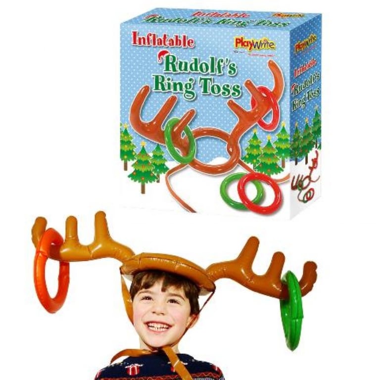 Inflatable Antler Ring Toss Game - Outdoor Family Fun and Home Party Entertainment