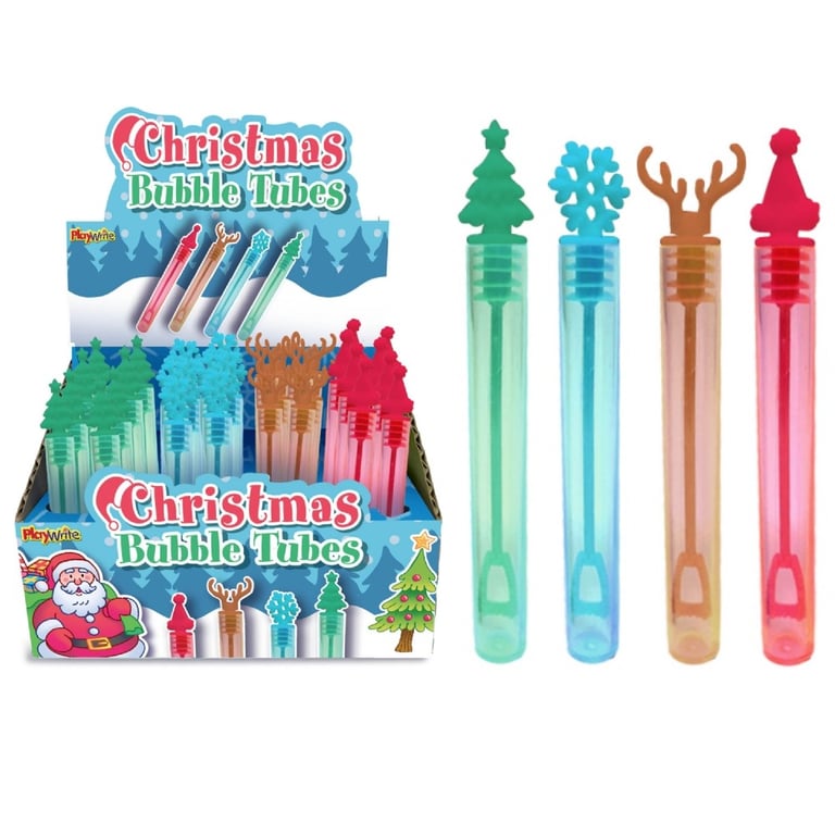 Christmas LED Bubble Tubes - Assorted Holiday Lighting Decorations