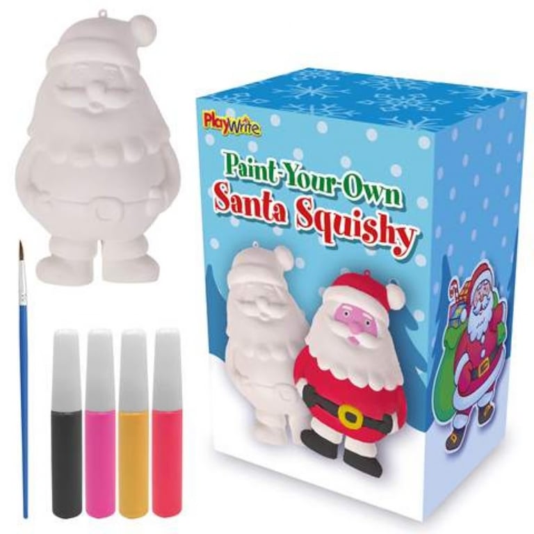Paint Your Own Santa 15cm Hand Painted Christmas Ornament DIY Craft Project