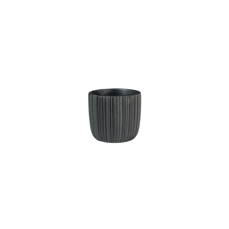 Vogue Black Linear Pot - Modern Home Decor Kitchenware with Sleek Design