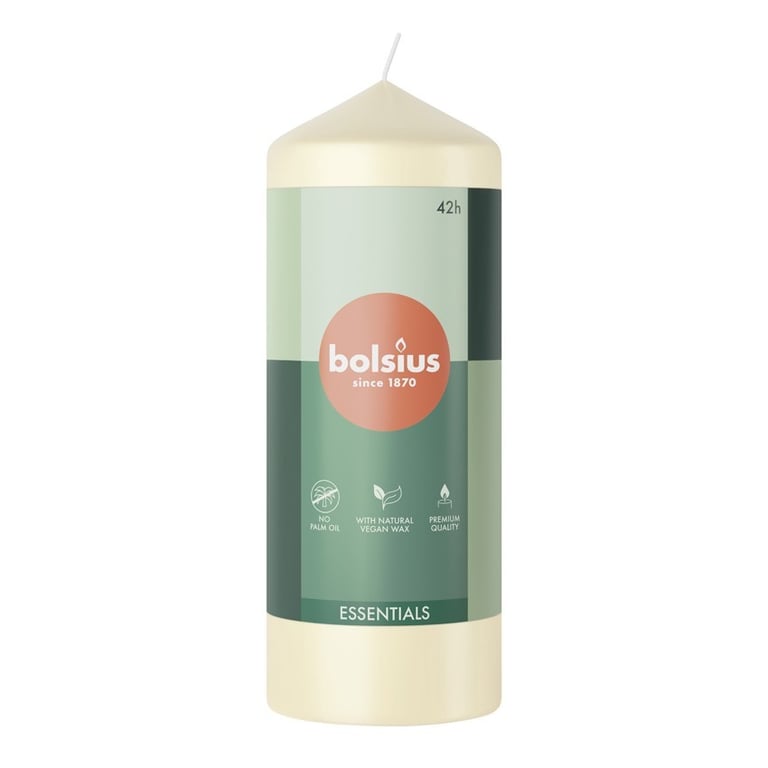 Bolsius Soft Pearl Essential Scented Home Candle (150mm x 58mm)