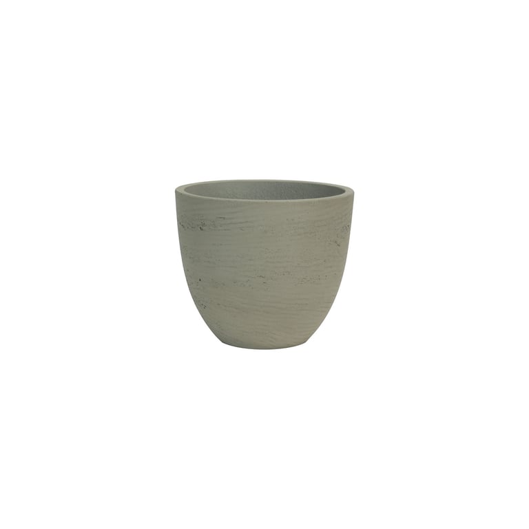 Hortus Classic Grey Cement Planter - 21cm x 25cm Garden Decor