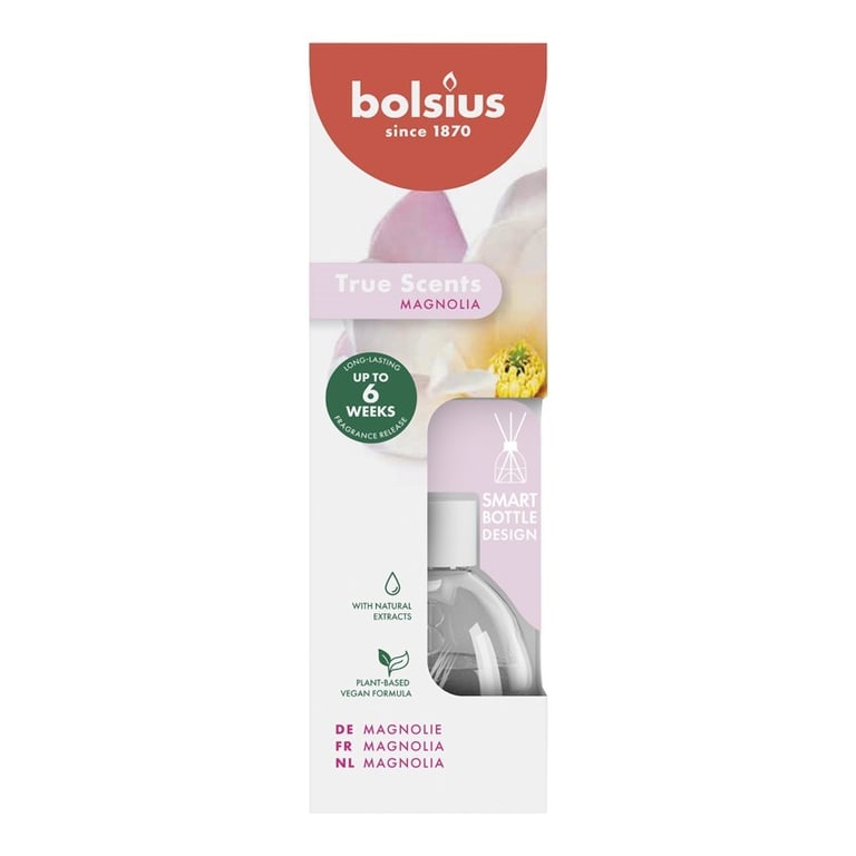 Bolsius True Scents Fragrance Diffuser - Magnolia Home Aroma 60ml