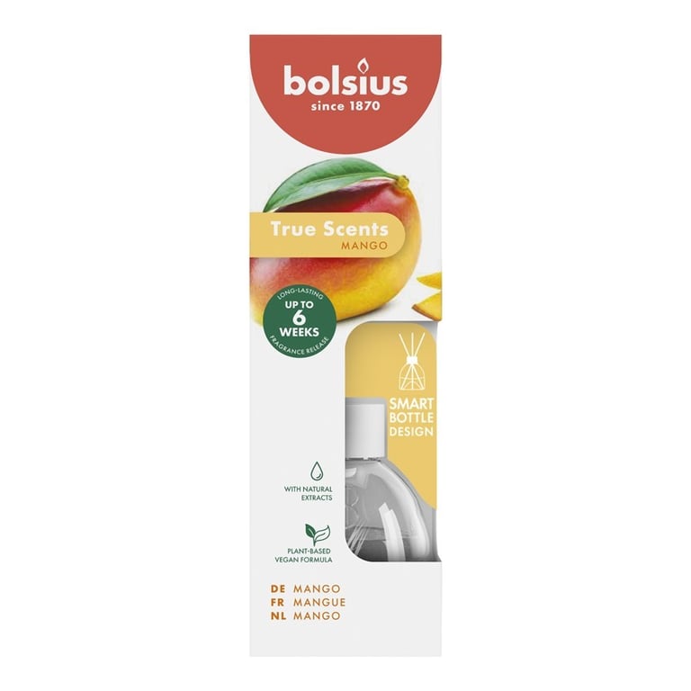 Bolsius True Scents 60ml Mango Fragrance Diffuser for Home