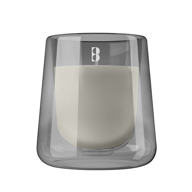 Grey Glass Bolsius Clean Light Starter Kit - Cypress & Amber Scented Home Decor Lighting