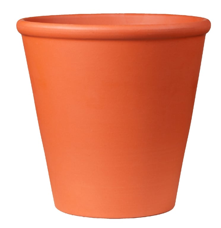 Natural Terracotta Rose Pot - Handcrafted Garden Planter for Home Decor and Indoor/Outdoor Use
