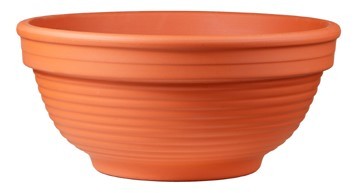 Natural Terracotta Bowl - Handcrafted Rustic Home Decor and Kitchenware