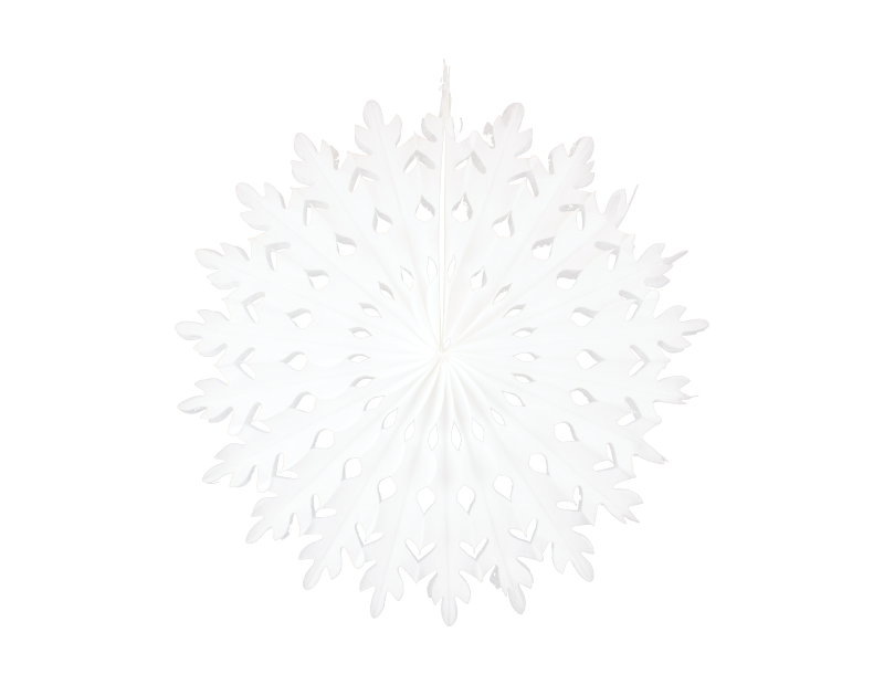 Christmas 3D Paper Snowflake Decoration - Handcrafted Home Decor for Winter Festive Season