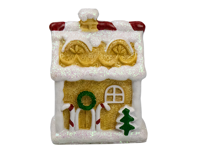 Glittery House Ornaments - Assorted Holiday Decorations and Party Supplies