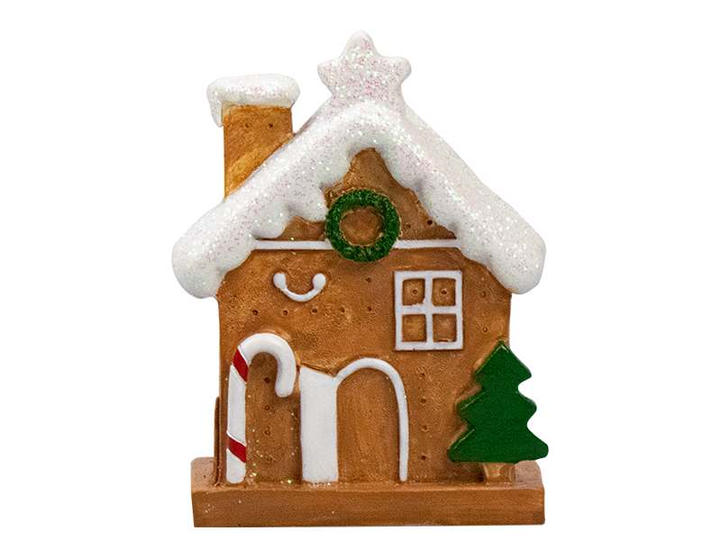 Glittery House Ornaments - Assorted Holiday Decorations and Party Supplies