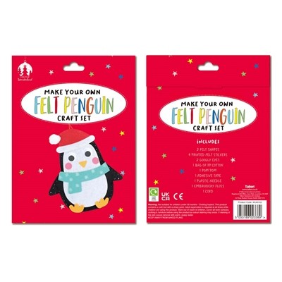 DIY Felt Character Kit - Handmade Sewn Decorations for Home and Kids Crafting