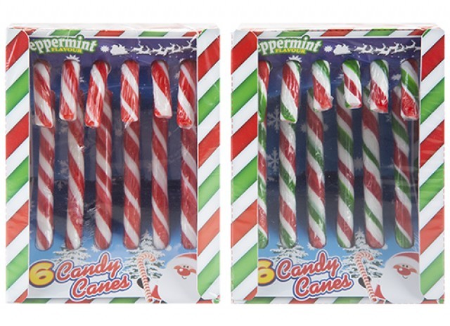 Christmas Candy Canes (6-Pack) - Holiday Treats and Decor
