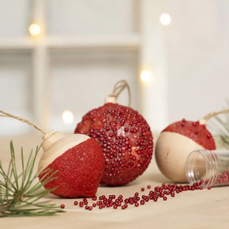 Personalisable Drop Bauble - Customizable Home Decor Christmas Ornament