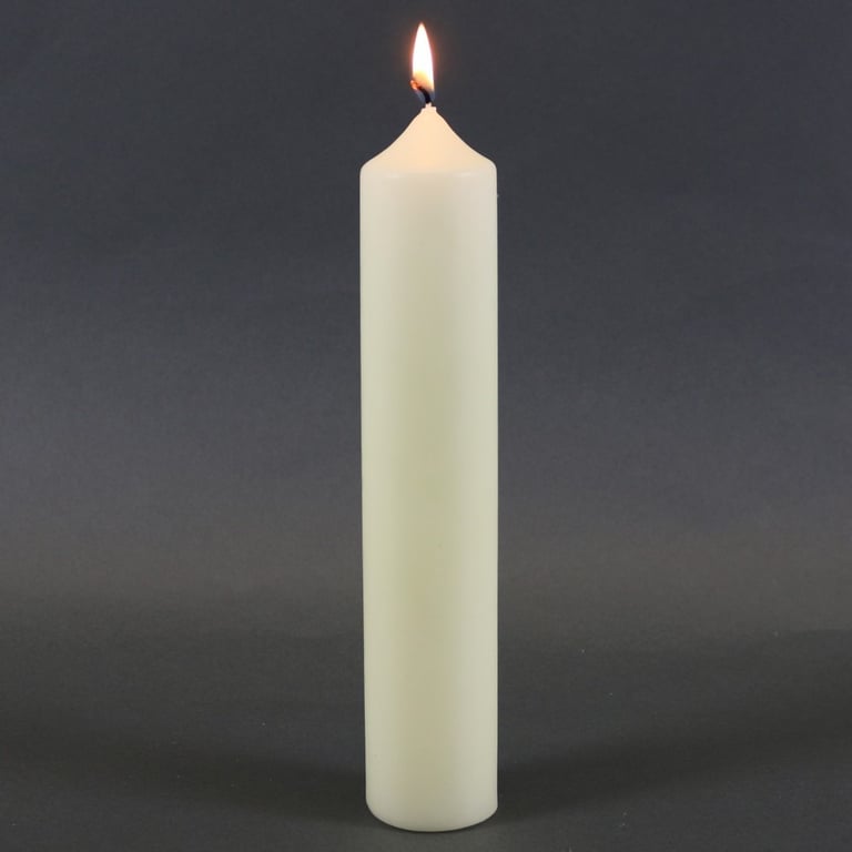 265x60mm Christian Home Decor Votive Church Candle - Traditional Religious Lighting for Worship and Decoration