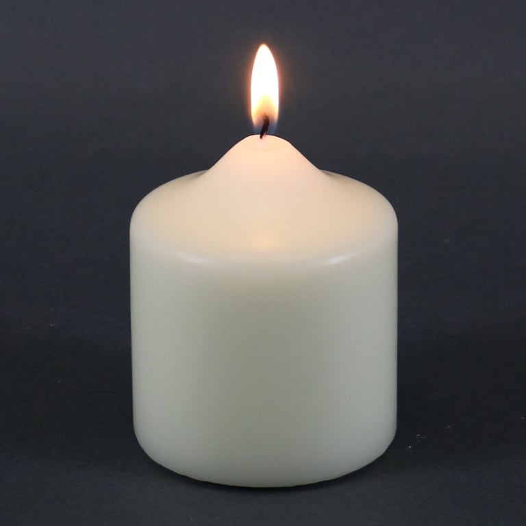 85x70mm Church Candle - Traditional Religious Home Decor Candle Holder
