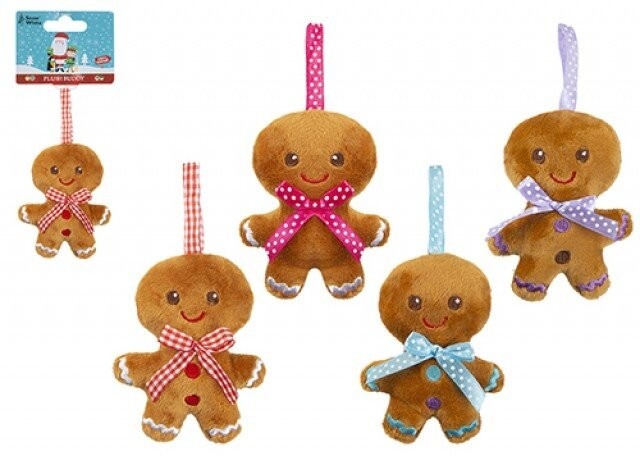 10cm Gingerbread Mini Plush Assortment - Holiday Home Decoration Toy Set