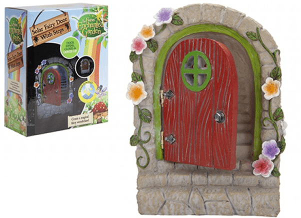 Solar Fairy Door - Magical Garden Gate and Backyard Decoration with Solar Power