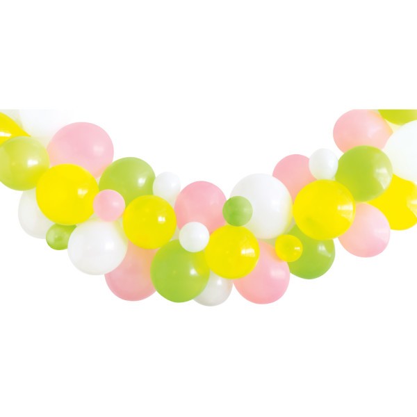 Spring Coloured Balloon Garland Kit - 26 Piece Home Decor Party Decoration Set