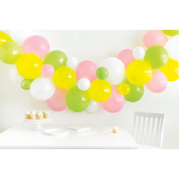 Spring Coloured Balloon Garland Kit - 26 Piece Home Decor Party Decoration Set