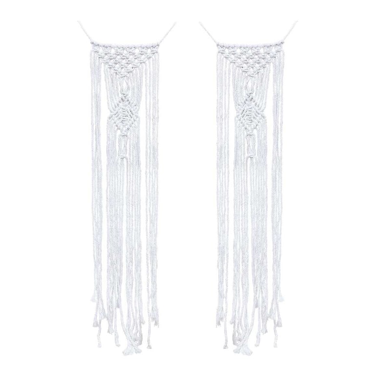 Macrame Wedding Chair Decorations - Boho Macrame Wall Hanging & Indoor Plantscape Home Decor