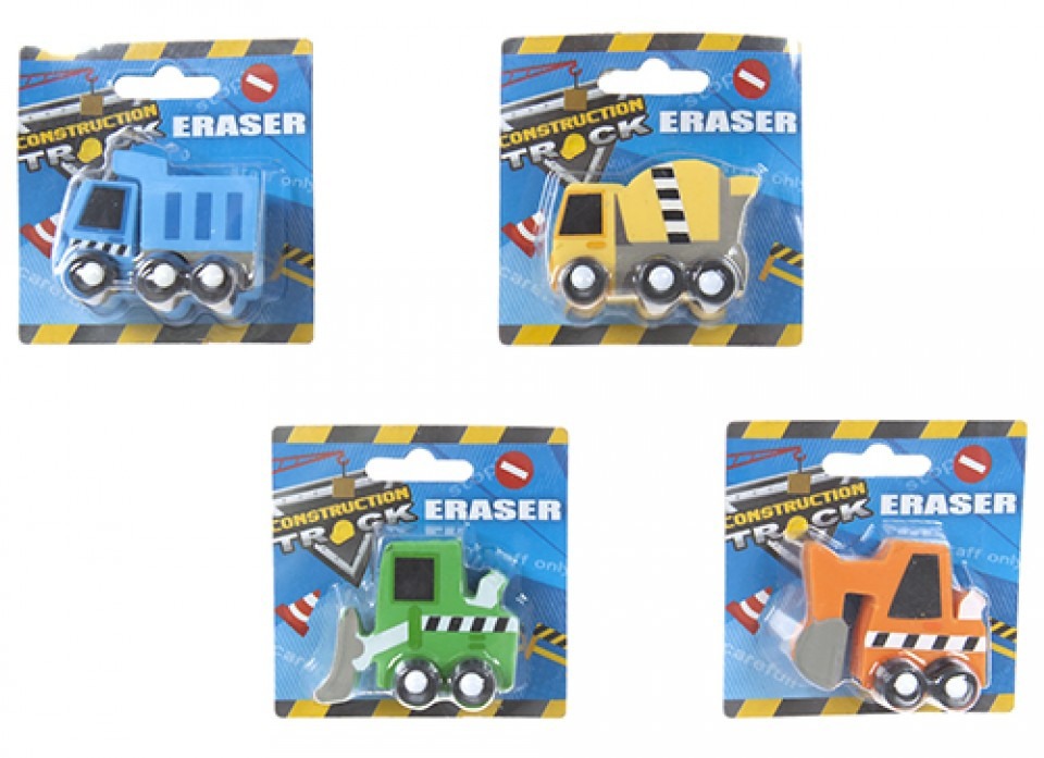 Construction Truck Eraser - Perfect Drawing Tool for Kids Art Sets & Educational Toys