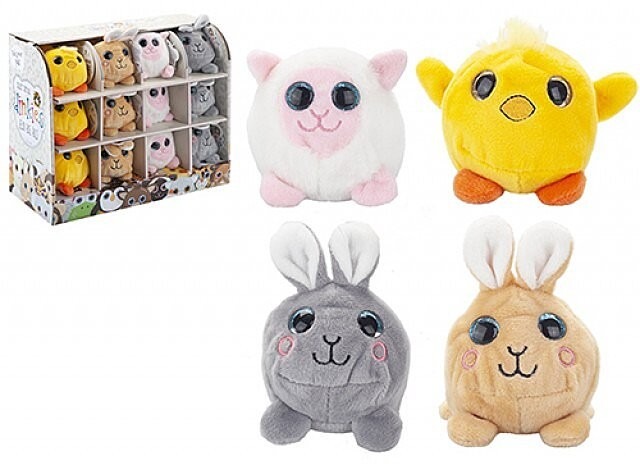 7cm Dinkies Spring Pals - 4 Assorted Small Kids Play Toys for Home Decor