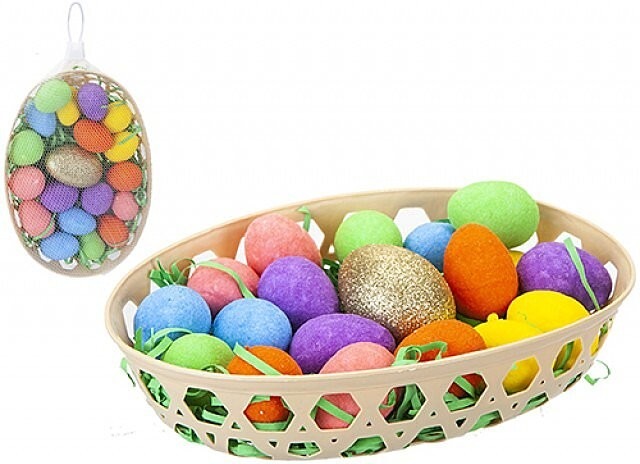 Golden Egg Hunt Set - Easter Basket for Kids with Decorations and Games