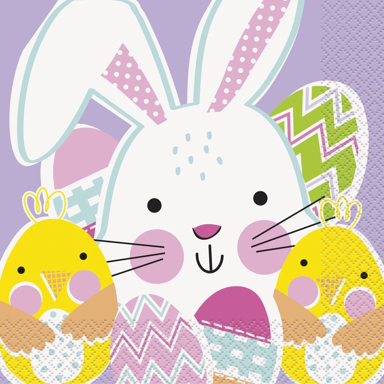 Lilac Easter Luncheon Napkins - Spring Decorations for Home and Garden Tableware