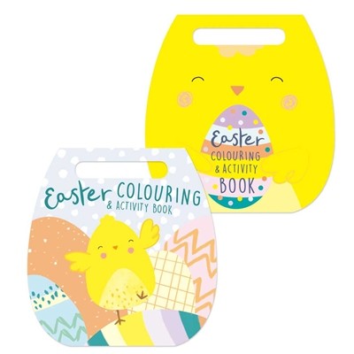 Easter Carry Along Colouring and Activity Book for Kids - Fun on-the-go Entertainment