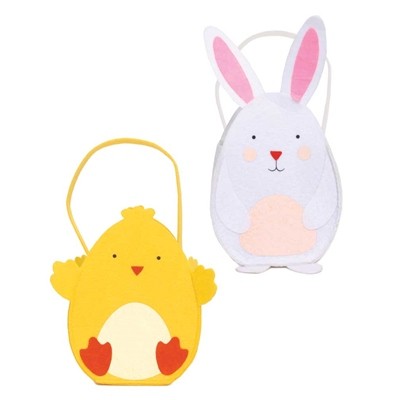 Assorted Felt Easter Chick/Bunny Bags - Home Decor & Easter Decoration