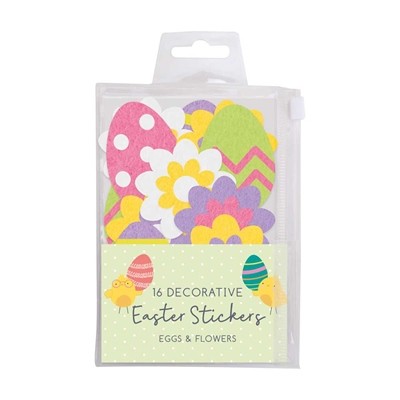 Felt Easter Bonnet Decorations - Floral & Egg Embellishments for Home Easter Celebrations