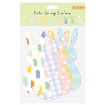 Easter Bunny Bunting - 2 Metre Long Home Decor Easter Decoration Banner