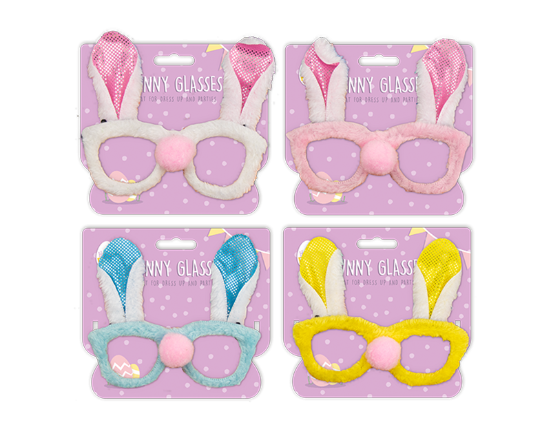 Easter Bunny Novelty Glasses - Add Fun to Your Easter Celebrations with Assorted Designs