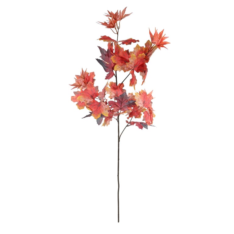 Red Maple Leaf - Autumn Decor Essential Accent for Seasonal Home Goods and Holiday Decorations