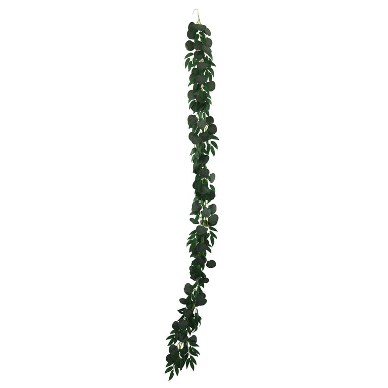 Essential Green Eucalyptus Willow Garland - Natural Home Decor for Holiday Decoration