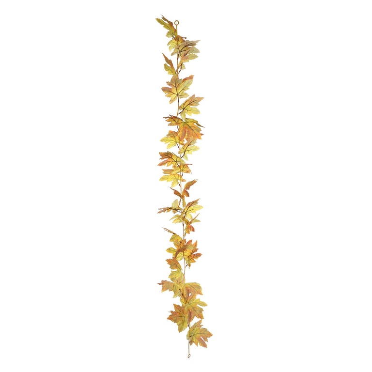 Essential Autumn Large Leaf Maple Garland - Yellow (170cm) Home Decor Fall Decoration