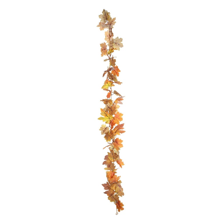 Essential Maple Garland - Brown Home Decor Fall Season Decoration (170cm)