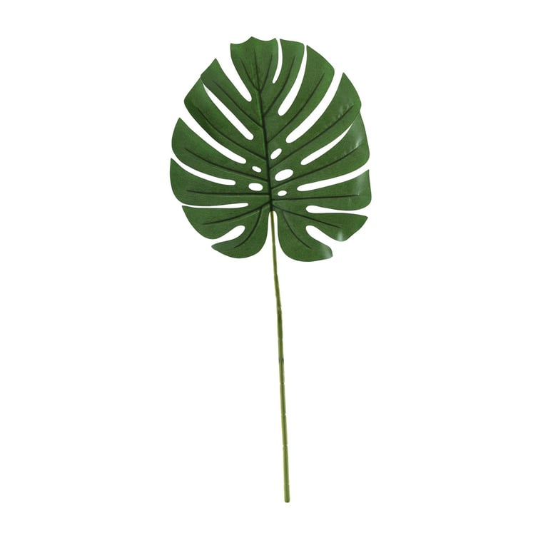 Large Monstera Leaf - Tropical Indoor Greenery for Home Decor