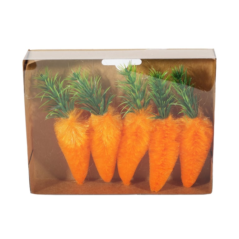 Organic Carrots 5-Pack Display Box - Fresh Produce and Healthy Snack Solution