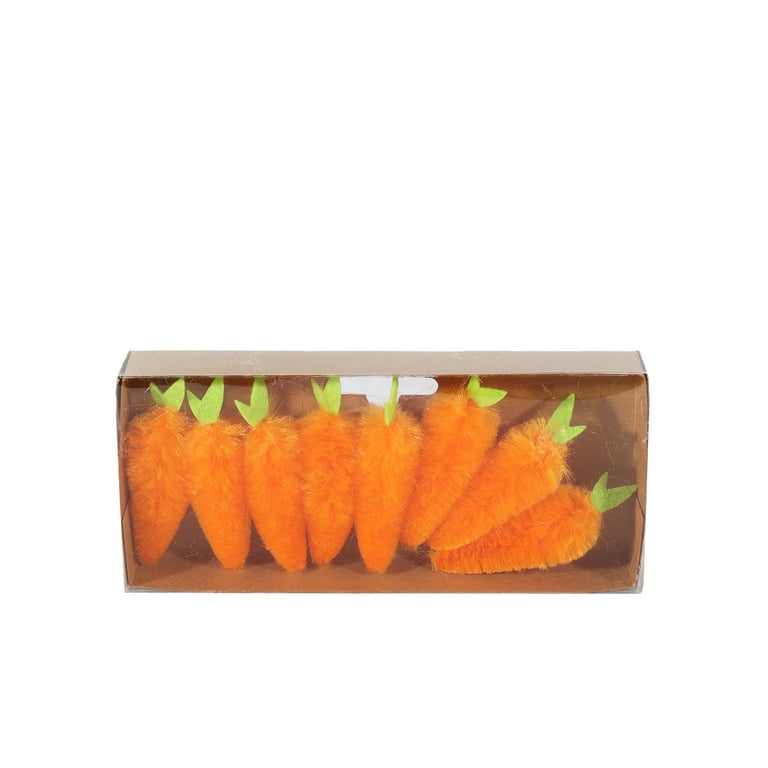 Organic Carrots in Display Box - Fresh Vegetable Pack of 8