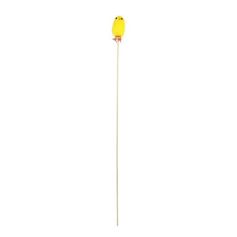 Chick on Wooden Stick - Fun Children s Toy Set of 6